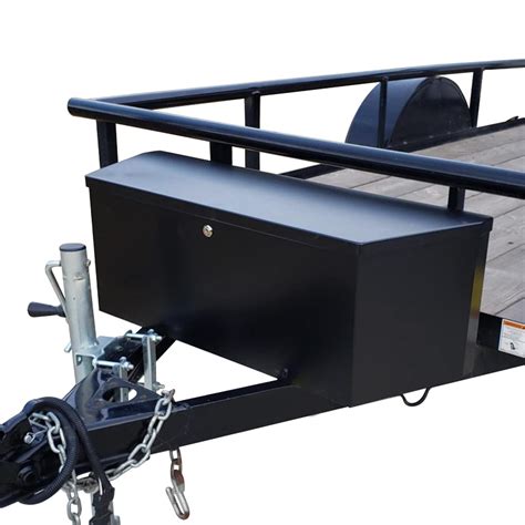 steel box trailer|heavy duty trailer tongue box.